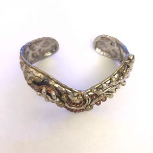 Brass, Silver/Gold Tone Bracelet